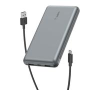 Belkin Batterie externe USB-C 20000 mAh - Entrée/Sortie USB-C, 2x USB-A, Gris sidéral