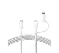 Belkin Adaptateur BoostCharge Pro 2-en-1 USB-C/Lightning 1,5 m 60 W blanc