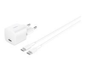 Belkin BOOST CHARGE adaptateur secteur - technologie PPS - 24 pin USB-C - 25 Watt - avec câble USB-C (1 m)