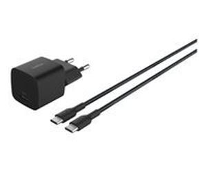 Belkin BOOST CHARGE adaptateur secteur - technologie PPS - 24 pin USB-C - 25 Watt - avec câble USB-C (1 m)