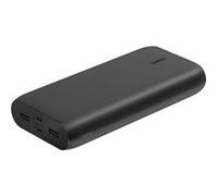 Belkin BOOST CHARGE - Banque d'alimentation - 26000 mAh - 32 Watt - PD, Fast Charge - 4 connecteurs de sortie (24 pin USB-C, USB) - sur le câble : USB-C Noir G