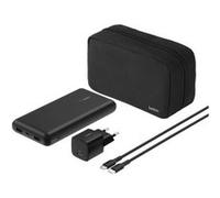 Belkin Solution de Recharge Portable 4-en-1 avec Batterie Externe de 20000 mAh, Chargeur Secteur USB-C de 25 W, câble USB-C de 60 W et Pochette de Transport