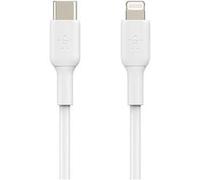 Belkin BOOST CHARGE - Câble Lightning - 24 pin USB-C mâle pour Lightning mâle - 2 m - blanc - Alimentation USB (18 W) G
