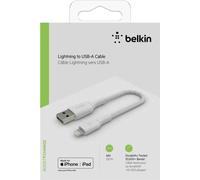 Belkin BOOST CHARGE - Câble Lightning - Lightning (M) à USB (M) - 15 cm - blanc - pour Apple iPad/iPhone/iPod (Lightning)