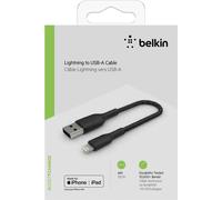 Belkin BOOST CHARGE - Câble Lightning - Lightning (M) à USB (M) - 15 cm - noir - pour Apple iPad/iPhone/iPod (Lightning)