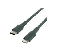 Belkin BOOST CHARGE - Câble Lightning - Lightning mâle pour USB-C mâle - 1 m - vert de minuit - Alimentation USB (18 W)