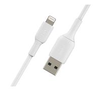 BELKIN Boost Charge Câble Lightning vers USB, certifié MFi, pour iPhone, iPad, AirPods, Blanc, 1 m