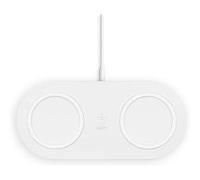Belkin BOOST CHARGE Dual - Plot de charge sans fil + adaptateur secteur - 15 watt - blanc - pour Apple iPhone 11, 11 Pro, 11 Pro Max, 8, 8 Plus, X, XR, XS, XS Max; Samsung Galaxy Note10, Note10+, S10,
