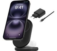 Belkin BOOST Charge magneti. 15W 2in1 + secteur/USB-C sw.WIZ028vfBK