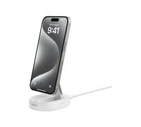 BELKIN Boost Charge Pro Convertible Qi2 15w Magnetic Charging Stand w/ PSU White