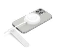 Belkin Chargeur MagSafe, Chargeur sans fil portable magnétique (Avec câble de 2 m, pour modèles de l’iPhone 14 et iPhone 13 et autres appareils MagSafe, adaptateur secteur non inclus, blanc)
