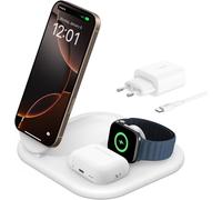 Support de chargement sans fil + adaptateur secteur - Belkin - Belkin BOOST CHARGE 3-in-1 - Support de chargement sans fil - magnet