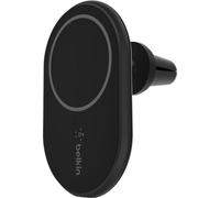 Belkin BOOST CHARGE - Support de voiture pour chargement par induction + adaptateur allume-cigare - 10 Watt - noir - pour Apple iPhone 12, 12 mini, 12 Pro, 12 Pro Max, 13, 13 mini, 13 Pro, 13 Pro Max