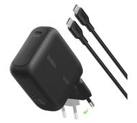 BOOST CHARGE - Adaptateur secteur - GaN - 100 watt - PD 3.2, QC 5.0, AVS, UFCS, Hypercharge, FC 2.0, Fast Charge (USB-C) - sur le câble : USB-C -