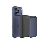 Belkin BoostCharge Batterie Externe Magnétique 10000mAh, Certification Qi2, Chargeur Portable Fin de 7,5 W avec Anneau Magnétique et 2 Ports USB-C, Câble Inclus, pour iPhone, Galaxy, Pixel, Noir