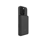 Belkin BoostCharge Batterie Externe Magnétique 5000mAh, Chargeur Portable Qi2 7.5W Fin avec Anneau Magnétique et Port USB-C, Câble USB-C Inclus, Charge Rapide pour iPhone, Galaxy, Pixel, iPad, Noir