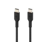 Belkin Câble USB‑C vers USB‑C BoostCharge 15 cm tressé 60 W USB 2.0 Noir