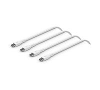 Belkin BoostCharge câble USB-C vers USB-C à gaine tressée, câble USB C charge rapide pour iPhone 16, iPhone 15, Samsung Galaxy S24, S23, iPad Pro, Google Pixel, etc., 1 m, pack de 2, blanc