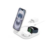 Belkin Support de chargement sans fil BOOST CHARGE 3-in-1 – avec adaptateur secteur – magnet