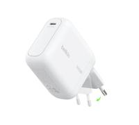 Belkin BoostCharge Chargeur Secteur GaN USB-C 100 W, Chargeur Compact Et Pliable, Recharge Rapide, pour iPhone 17, Samsung Galaxy S26, Pixel 10, AirPods, Tablette, MacBook, Chromebook - Blanc