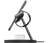 Belkin BoostCharge Pro 3-in-1 - Support de chargement sans fil + adaptateur secteur - 15 watt - noir - pour Apple iPhone 12, 13, 14, 15, 15 Pro, 15 Pro Max Noir G
