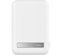 Belkin BoostCharge Pro - Banque d'alimentation sans fil - magnétique avec Qi2 - 10000 mAh - 15 Watt - Fast Charge, PD - 2 connecteurs de sortie (magnétique, 24 pin USB-C) - sur le câble : USB-C - blan