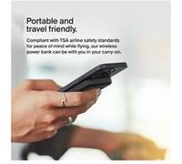 Belkin BoostCharge Pro Batterie Externe Magnétique sans Fil 5000mAh avec Qi2, Chargeur Portable Compatible MagSafe, Support intégré, Batterie Portable pour iPhone 16, iPhone 15, 14, 13, etc., Noire