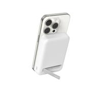 Belkin BoostCharge Pro - Banque d'alimentation sans fil - magnétique avec Qi2 - 10000 mAh - 15 Watt - Fast Charge, PD - 2 connecteurs de sortie (magnétique, 24 pin USB-C) - sur le câble : USB-C - blan
