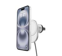 Belkin BoostCharge Pro Chargeur de Voiture Magnétique sans Fil avec Qi2 (15W), Chargeur Compatible MagSafe pour Tous Les modèles de l'iPhone 17, iPhone Air, Câble USB-C vers USB-C (1,5 m) Inclus