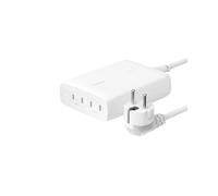 Belkin Chargeur secteur BoostCharge Pro – GaN 4 ports USB‑C 200 W PD 3.1, câble 1,5 m blanc