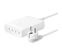 Belkin Chargeur secteur BoostCharge Pro – GaN 4 ports USB‑C 200 W PD 3.1, câble 1,5 m blanc