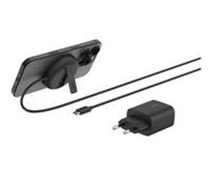 Belkin BoostCharge Pro plot de charge sans fil - magnétique - + adaptateur secteur - 15 Watt