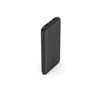 Belkin BPB011BTBK - Batterie Externe 10000 mAh, 2x USB-A + 1x USB-C, 15W, USB Type-C in, Noir, Compatible Smartphones/Tablettes/Casques, 131.8x68.3x15.8mm