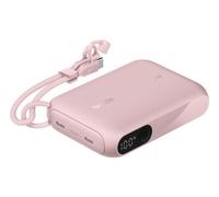 Belkin Batterie externe BPB027HQPK 10 000 mAh 20W PD 2 ports USB‑C avec écran Rose