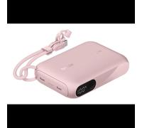 Belkin Batterie externe BPB027HQPK 10 000 mAh 20W PD 2 ports USB‑C avec écran Rose