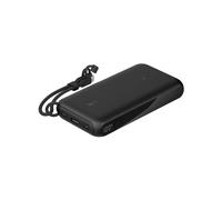 Belkin Batterie Externe USB-C 20 000 mAh, Power Bank avec 2 Ports Type C et 1 Port USB-A (écran numérique, 20 W, pour Tous Les modèles de l'iPhone 16, Samsung Galaxy S25, Pixel 9, iPad, etc., Noir)