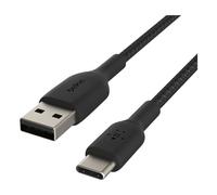 Belkin Câble tressé USB-C vers USB-A 0,15 m Noir