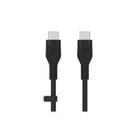 Belkin CAB009BT1MBK Câble USB-C vers USB-C 2.0 Noir 1m Silicone Compatible Galaxy/Pixel/iPad Pro/MacBook Air