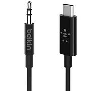 Belkin Câble audio USB-C RockStar 3,5 mm Noir
