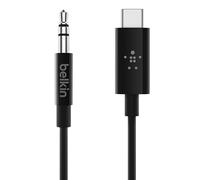 Belkin Câble audio USB-C RockStar 3,5 mm Noir