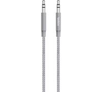 Belkin - Câble Audio Premium, Jack-Jack 3,5mm - Gris Métallique