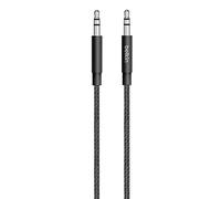 Belkin - Câble Audio Premium, Jack-Jack 3,5mm - Noir Métallique