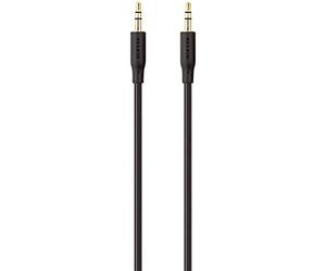 Belkin Câble Auxiliaire avec Connecteurs Plaqués or - 1M - Noir