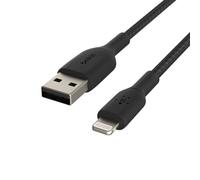 BELKIN - cable - BRAIDED A-LTG 0.15M, BLK - BRAIDE