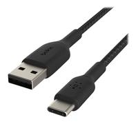 BELKIN - cable - BRAIDED C-A 1M, BLK - BRAIDED C-A