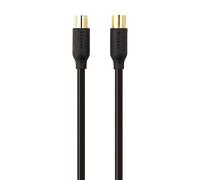 Belkin Essential Series Digital Aerial Cable - Câble d'antenne - connecteur F pour connecteur F - 5 m