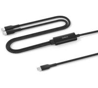 Belkin Câble USB-C BoostCharge Pro 2-en-1 140 W tressé 1.5 m Noir