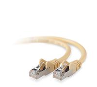 Belkin - Câble éthernet RJ45 CAT5, UTP, M/M, croisé - 3M - Jaune