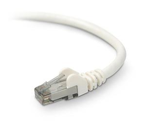 Belkin - Câble éthernet RJ45 lisse, STP, M/M, CAT6 - 2M - Blanc