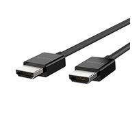 Belkin Câble HDMI 2.1 ultra haute vitesse premium, 4K / Dolby Vision HDR, idéal pour l'Apple TV, 2 m de long - Noir